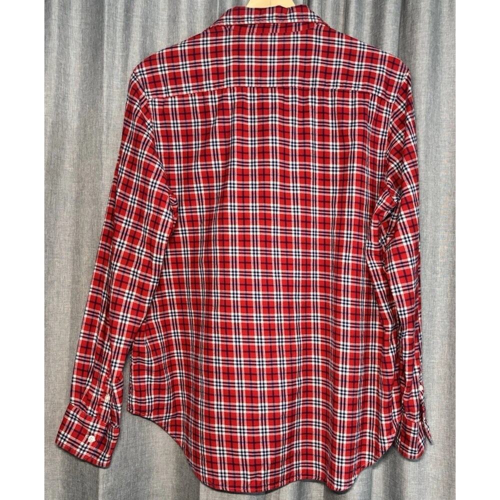 Frank And Eileen Eileen Button-Up Plaid Cotton Sh… - image 5
